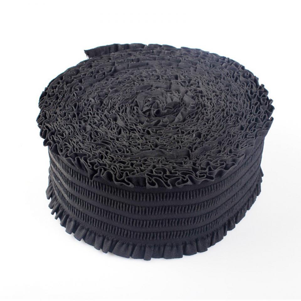Waist waist ruffle elastic band
